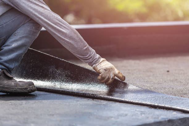 Professional Basement Waterproofing technician working in Hastings, MN